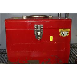 TOOLBOX W/ CONTENTS - HILTI CONCRETE NAILS