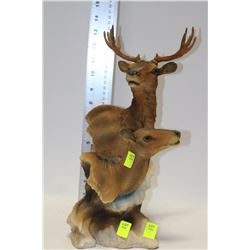LARGE DEER HEAD ORNAMENT