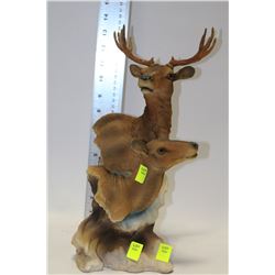 LARGE DEER HEAD ORNAMENT