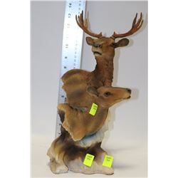 LARGE DEER HEAD ORNAMENT