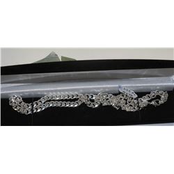 .925 THICK SILVER MENS NECKLACE 20" IN LENGTH