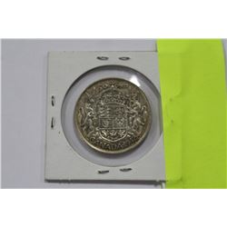 1942 SILVER CANADIAN 50¢ PIECE