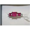Image 1 : .925 SILVER NATURAL RUBY RING SIZE 8.5