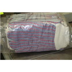 12 PAIRS OF WORK GLOVES