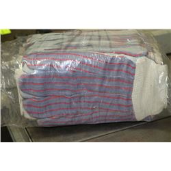 12 PAIRS OF WORK GLOVES