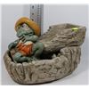 Image 1 : FROG ON A LOG WATER FOUNTAIN