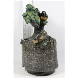 BIRDS IN TREE WATER FOUNTAIN