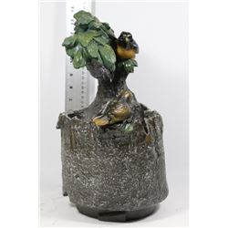 BIRDS IN TREE WATER FOUNTAIN