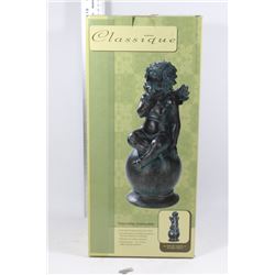 CHERUB ON BALL SPOUTING FOUNTAIN