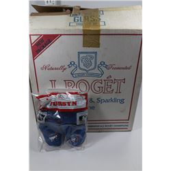 BOX OF TORONTO BLUE JAYS SLIPPERS ( AS THEY COME )