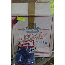 BOX OF TORONTO BLUE JAYS SLIPPERS ( AS THEY COME )