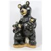Image 1 : BLACK BEAR AND CUB LAWN DECORATION