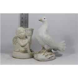 BABY ANGEL CANDLE HOLDER SOLD W/ DOVE DECORATIVE
