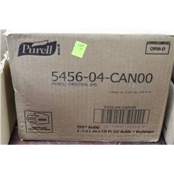 CASE OF 4 PURELL HAND SANITIZER REFILLS