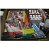 Image 1 : BOX FULL OF ARTS & CRAFTS ITEMS