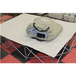 INTEX AIR MATTRESS WITH BUILT IN AIR PUMP &
