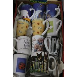 BOX W/ 11 DECORATIVE CUPS