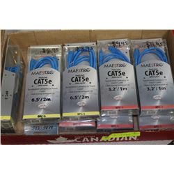 FLAT OF "CAT 5e" CABLES