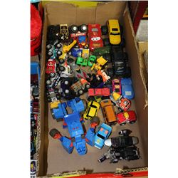 LOT OF TOY TRUCKS & CARS