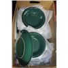 Image 1 : BOX W/21 PIECE DISHWEAR SET