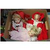 Image 1 : BOX W/3 COLLECTABLE DOLLS