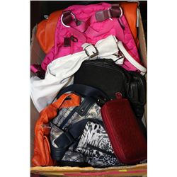 BOX OF ASSORTED PURSES