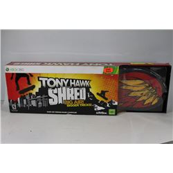 TONY HAWK SHRED GAME & WIRELESS BOARD CONTROLLER