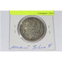 1890 "O" US MORGAN SILVER DOLLAR