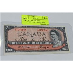 1954 TWO DOLLAR NOTE BEATTIE/COYNE 1ST PRINTING