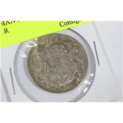 CANADIAN KING GEORGE 1940 HALF DOLLAR