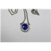 Image 1 : PLATINUM & DIAMONELLE CHAIN & PENDANT