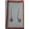 Image 1 : .925 SILVER FRESHWATER PEARL EARRINGS