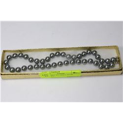 10MM GREY SEA SHELL PEARL NECKLACE