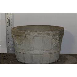 CONCRETE BASKET PLANTER