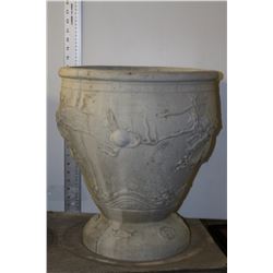 LARGE CONCRETE DRAGON DESIGN PLANTER