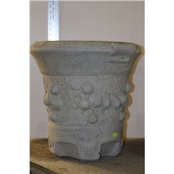 LARGE CONCRETE FRUIT TREE PLANTER