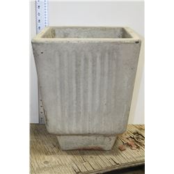 SQUARE CONCRETE PLANTER