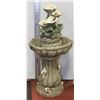 Image 1 : PAINTED CALLA LILY FOUNTAIN/BIRD BATH