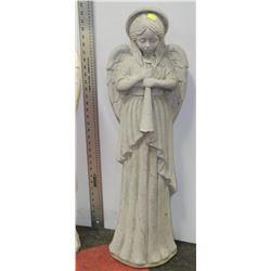 CONCRETE UNPAINTED CHOIR ANGEL