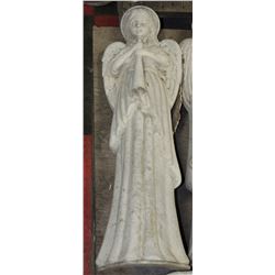 CONCRETE UNPAINTED CHOIR ANGEL