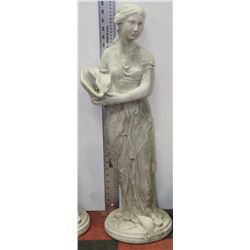 CONCRETE STATUE ON CHOICE ( WOMAN W/ WATER BAG )