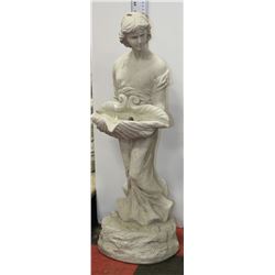 CONCRETE STATUE ON CHOICE ( WOMAN W/ LARGE SHELL )