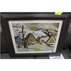 RARE A. Y. JACKSON SIGNED "SAINT TITE DES CAPS"