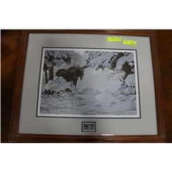 FRAMED AND SIGNED VISSAR 'ARE YOU TALKING TO ME'