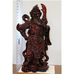 LOYALTY WARRIOR KWAN KUNG POLY RESIN STATUE