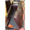 Image 2 : NEW CHOCOLATE BROWN LEATHERETTE STORAGE CHAISE