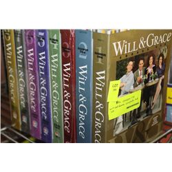 SEASONS 1-8 OF WILL AND GRACE DVD BOX SETS