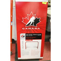 NEW PRO STEEL REGULATION TEAM CANADA HOCKEY NET