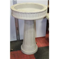 CONCRETE BIRD BATH
