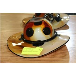 UNIQUE ART GLASS HAT - ORNAMENTAL